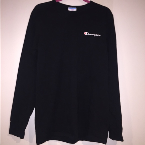 *SOLD* CHAMPION | Long sleeved Scroll Logo Tee - Picture 1 of 2